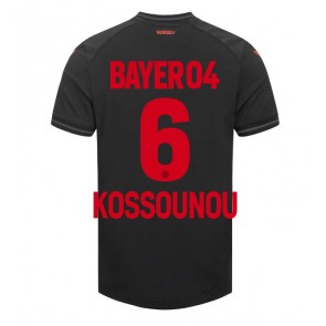 Bayer Leverkusen Odilon Kossounou #6 Domaci Dres 2023-24 Kratak Rukavima